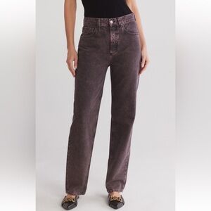 AG Clove High Waist Straight Leg Jeans in Downhill Size 24 NWT
